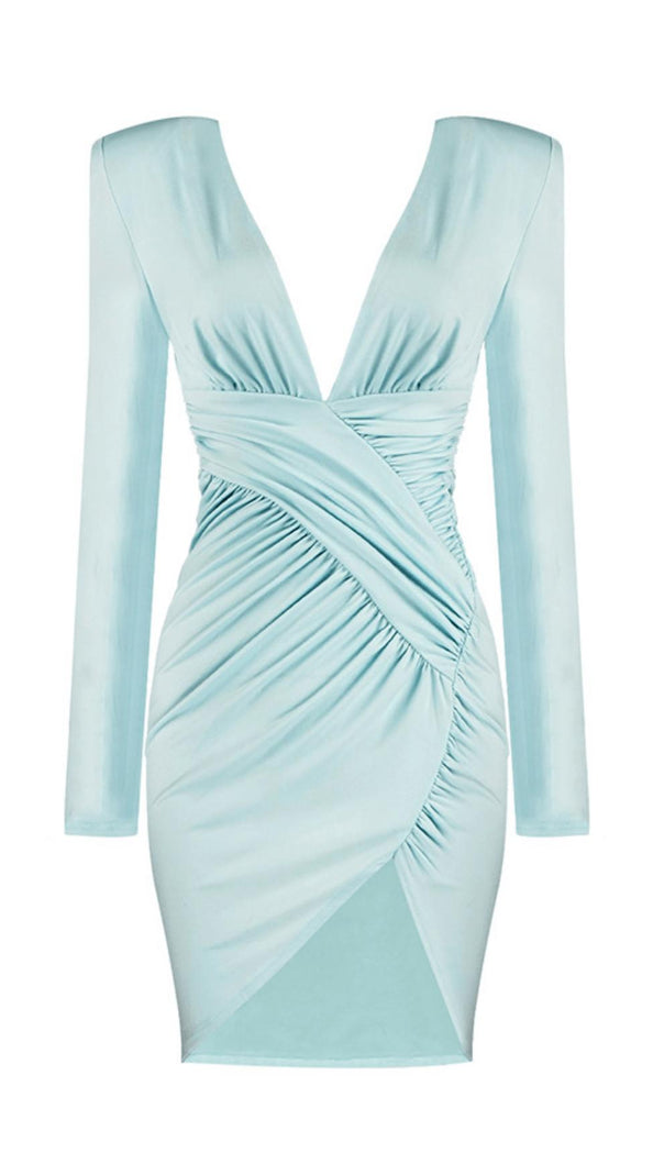 AIIZIE LONG SLEEVE SLIM BLAZER DRESS - product image
