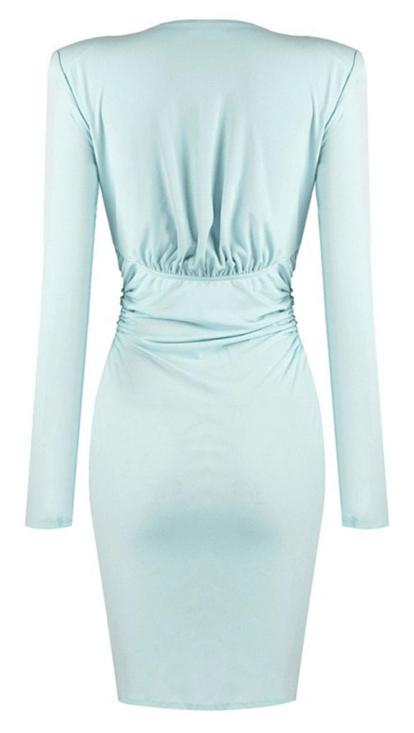 AIIZIE LONG SLEEVE SLIM BLAZER DRESS - product image