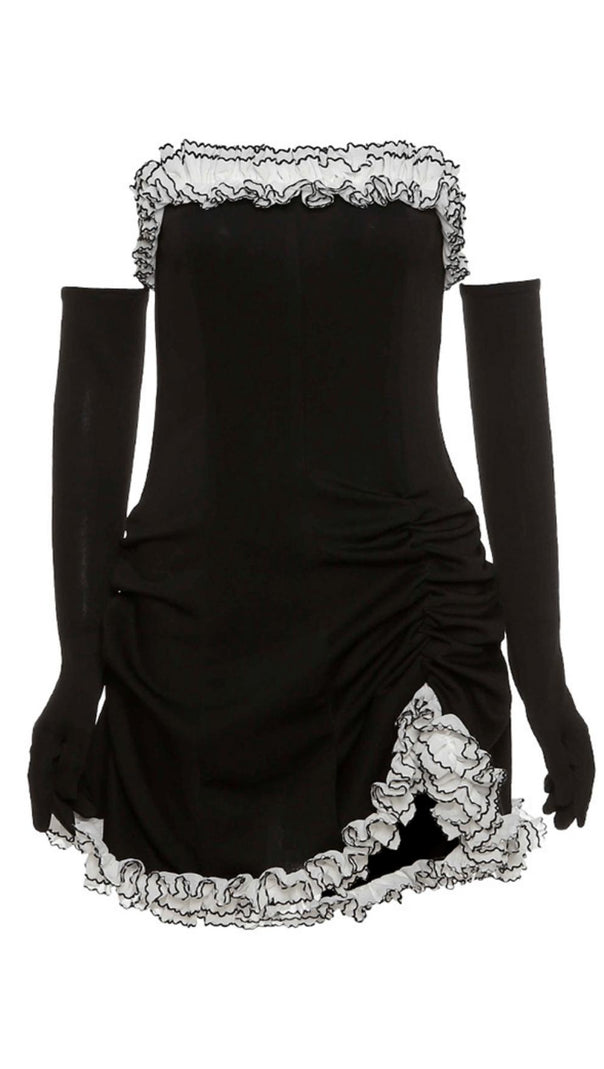 AIIZIE IRREGULAR EMBROIDERED LACE DRESS - product image