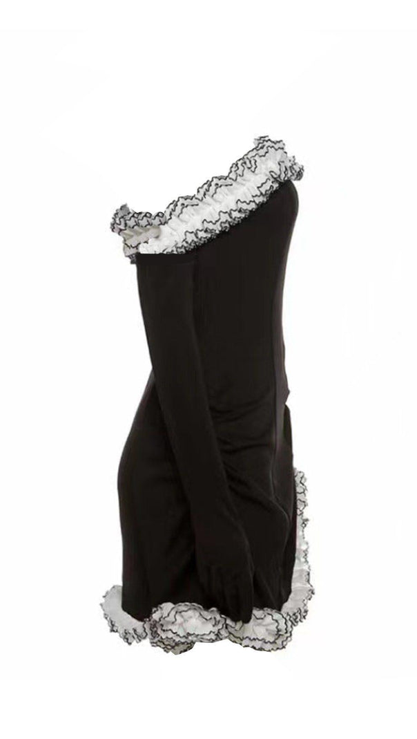 AIIZIE IRREGULAR EMBROIDERED LACE DRESS - product image