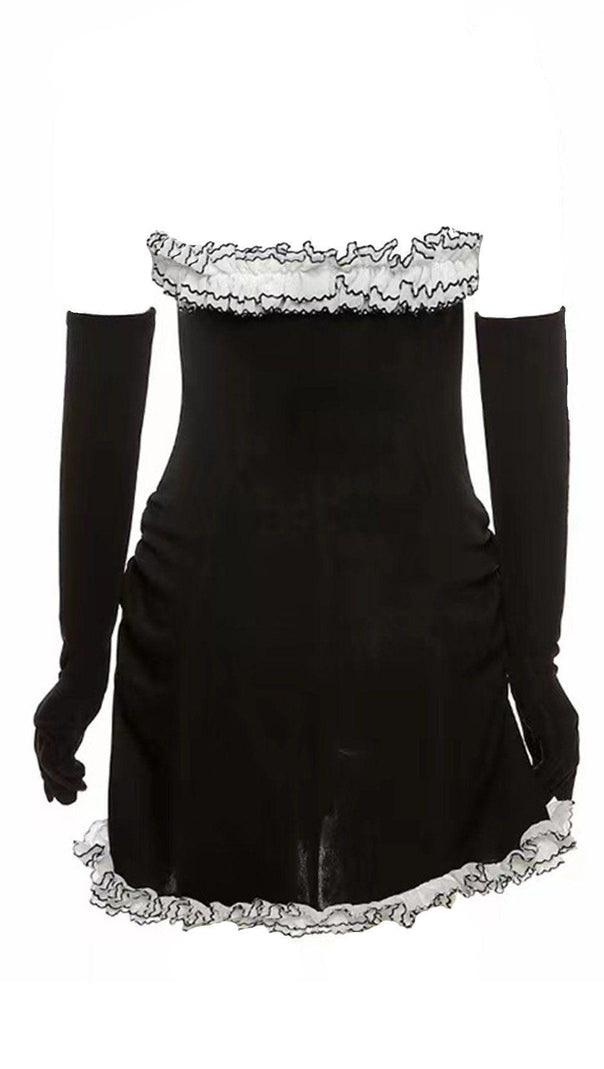 AIIZIE IRREGULAR EMBROIDERED LACE DRESS - product image