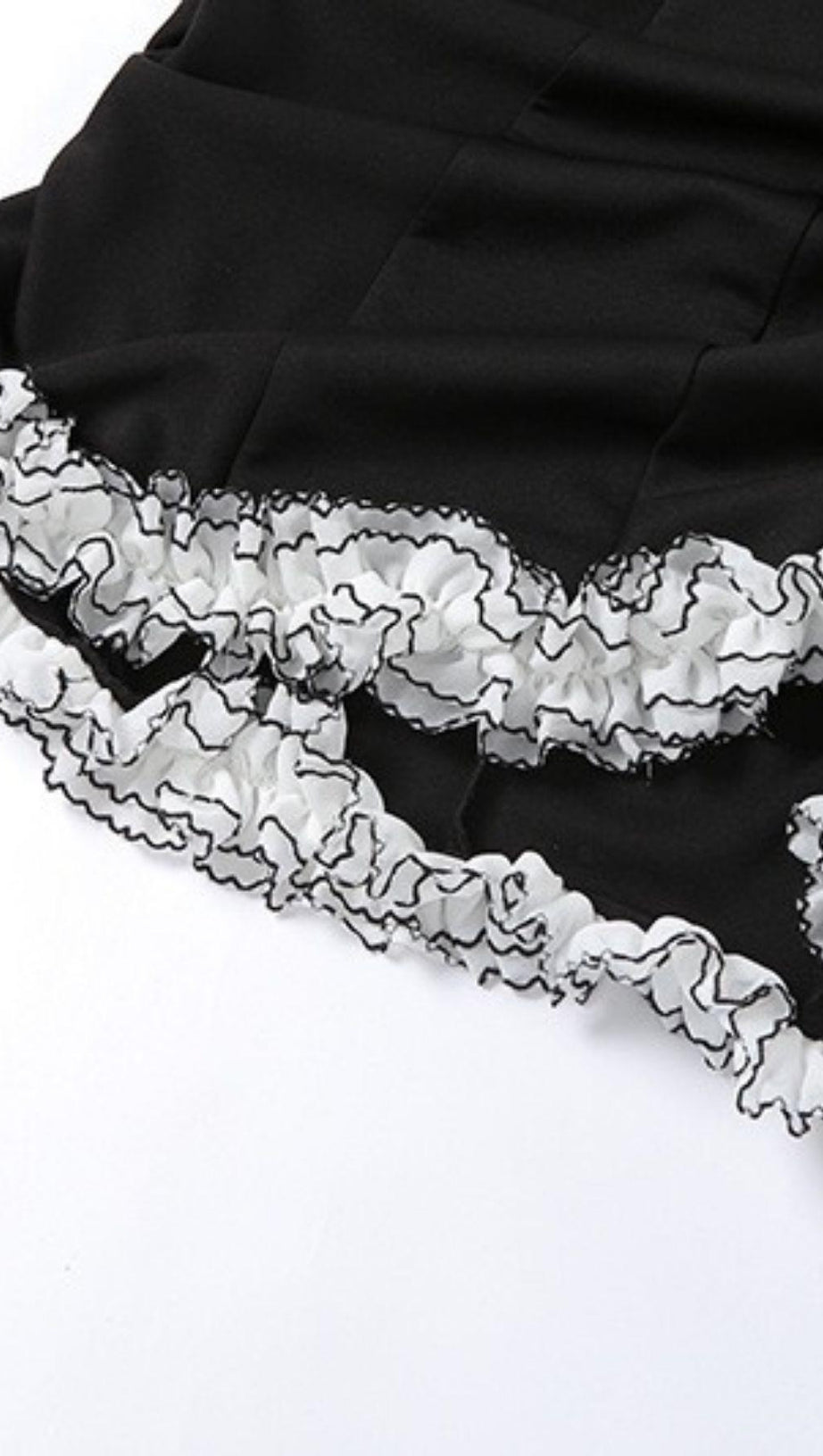 IRREGULAR EMBROIDERED LACE DRESS