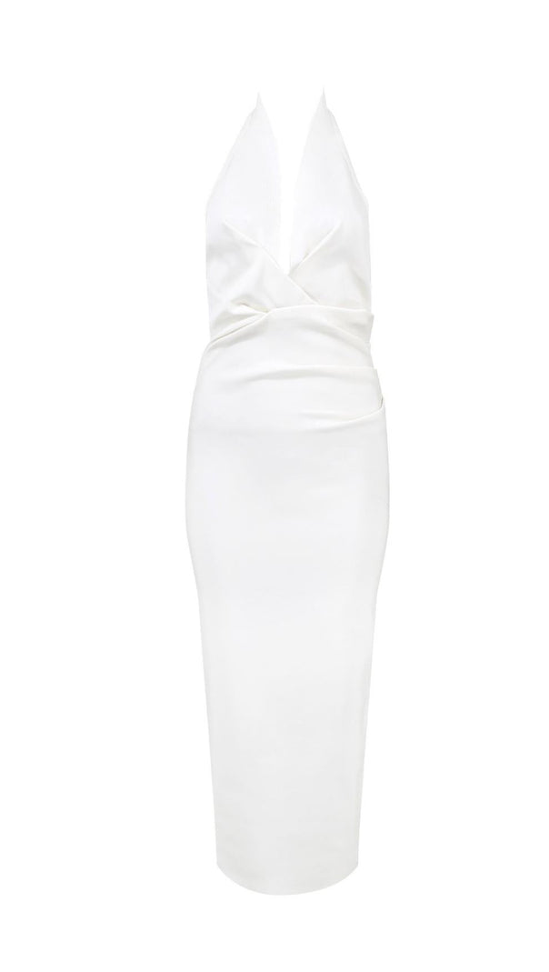 AIIZIE HALTER BANDAGE EVENING DRESS - product image