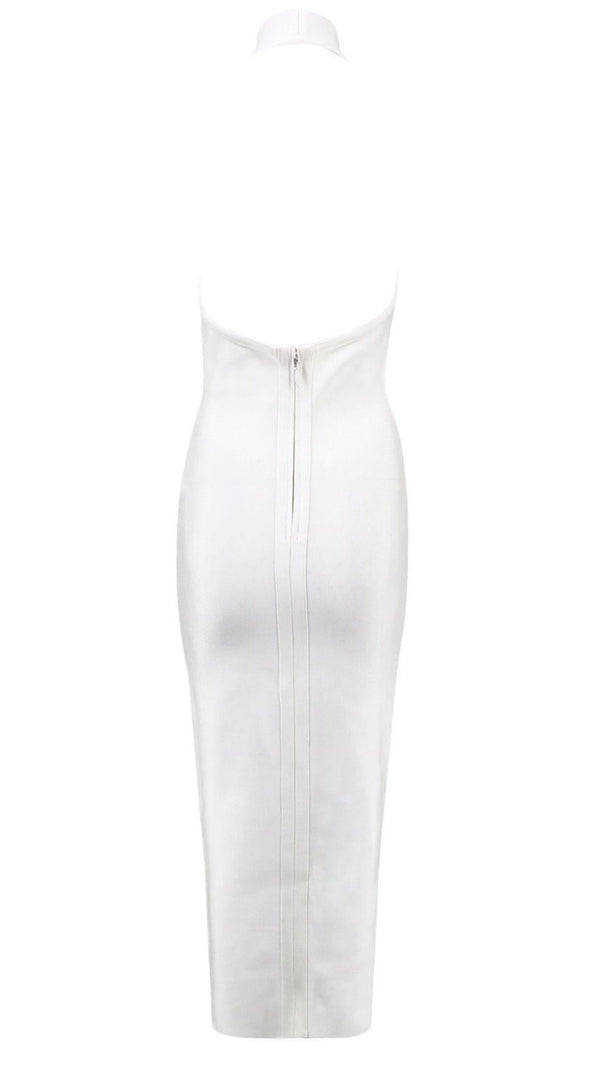 ABITO DA SERA CON BENDAGGIO E HALTER