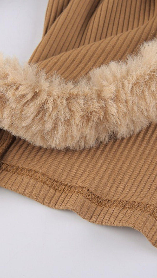 AIIZIE FURRY LACE CARDIGAN TOP - product image
