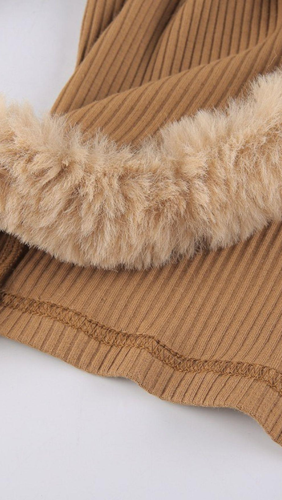 FURRY LACE CARDIGAN TOP