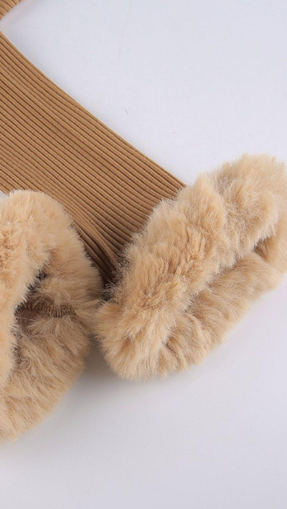 FURRY LACE CARDIGAN TOP