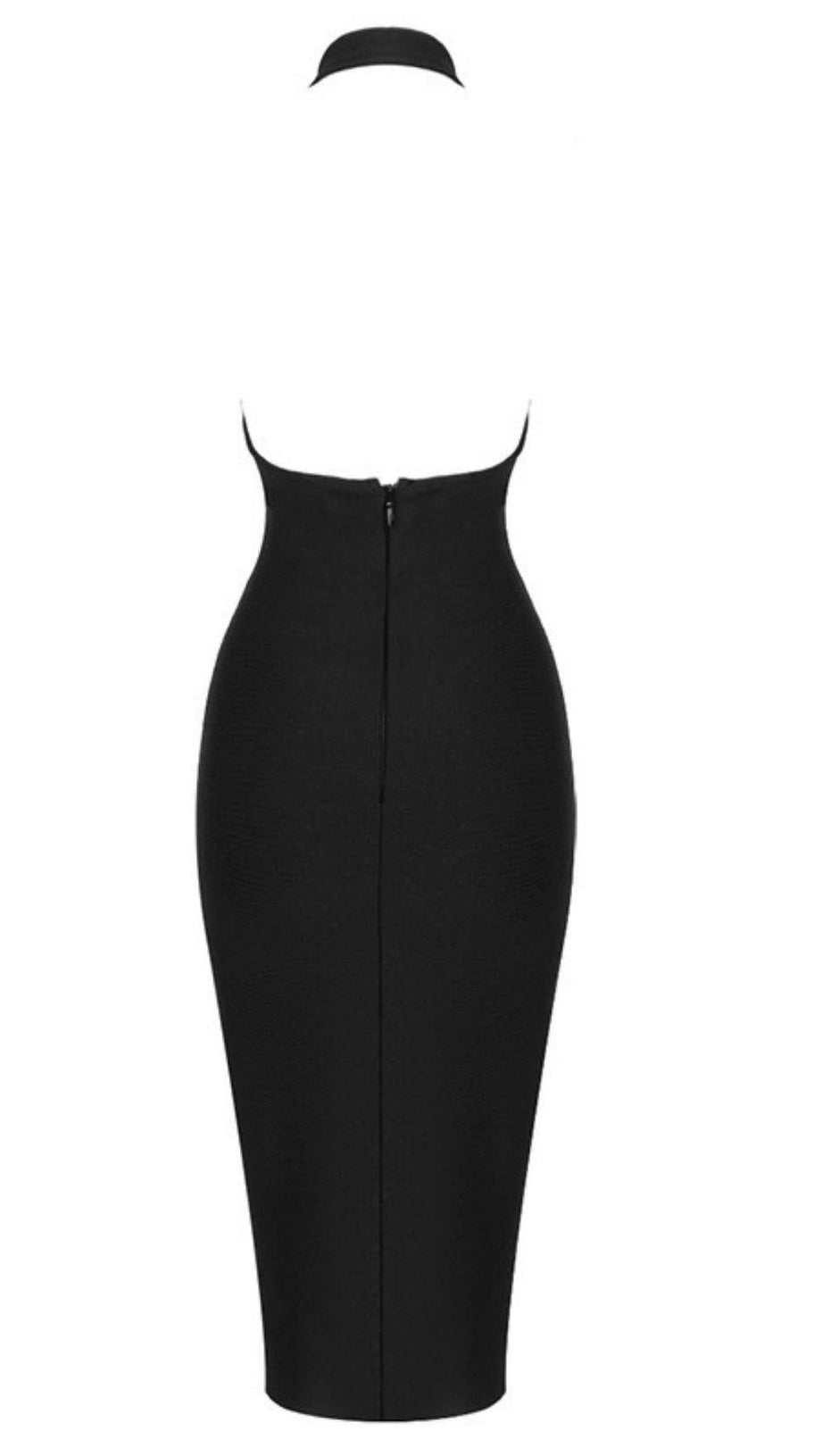 CROSS HALTER HALTER DRESS