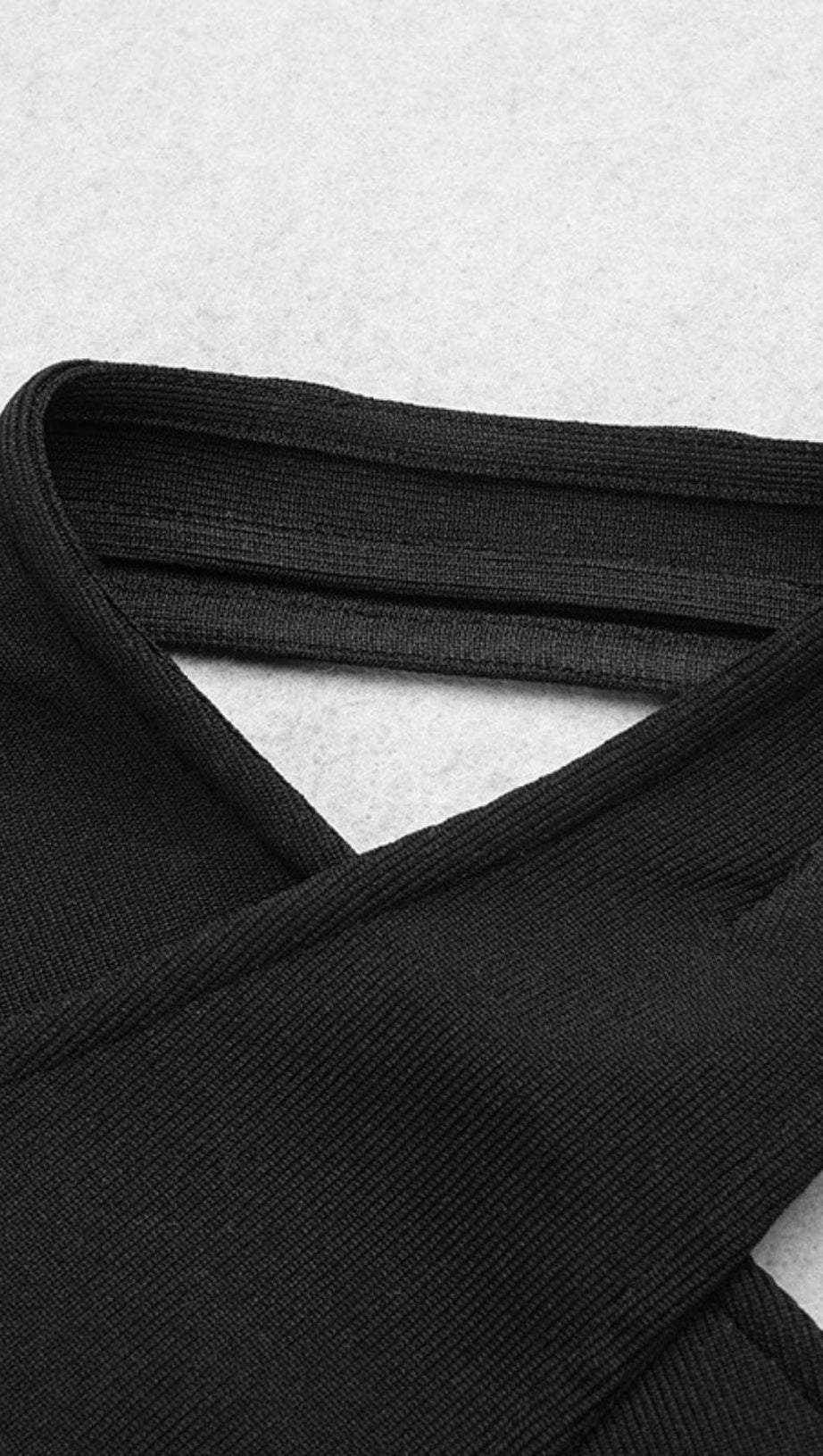 CROSS HALTER HALTER DRESS