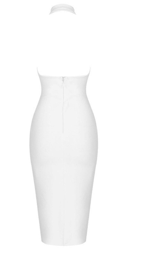 ABITO CON HALTER INCROCIATO