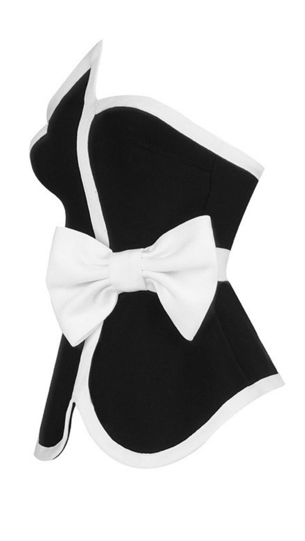 AIIZIE CONTRAST ASYMMETRIC TWO-PIECE SUIT - product image