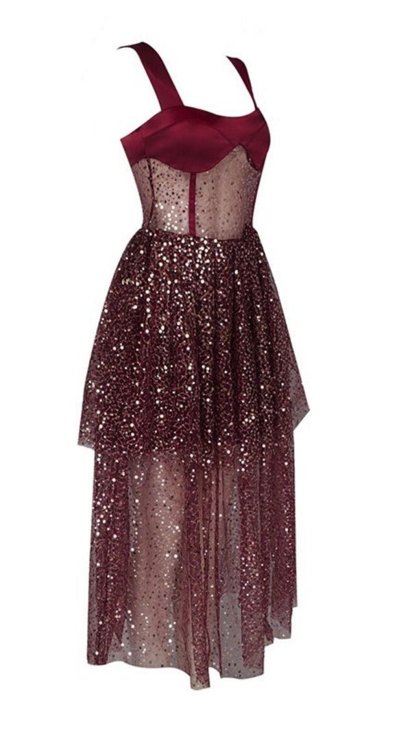 AIIZIE CHAOTIC BEAD FLORAL DRESS - product image