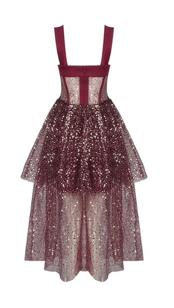 AIIZIE CHAOTIC BEAD FLORAL DRESS - product image