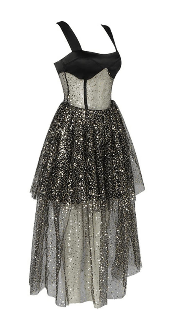 AIIZIE CHAOTIC BEAD FLORAL DRESS - product image