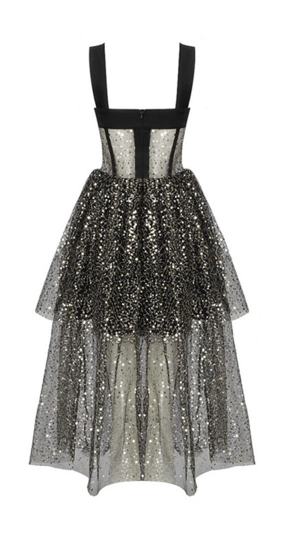 AIIZIE CHAOTIC BEAD FLORAL DRESS - product image