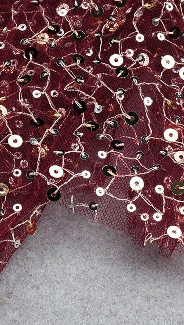 AIIZIE CHAOTIC BEAD FLORAL DRESS - product image
