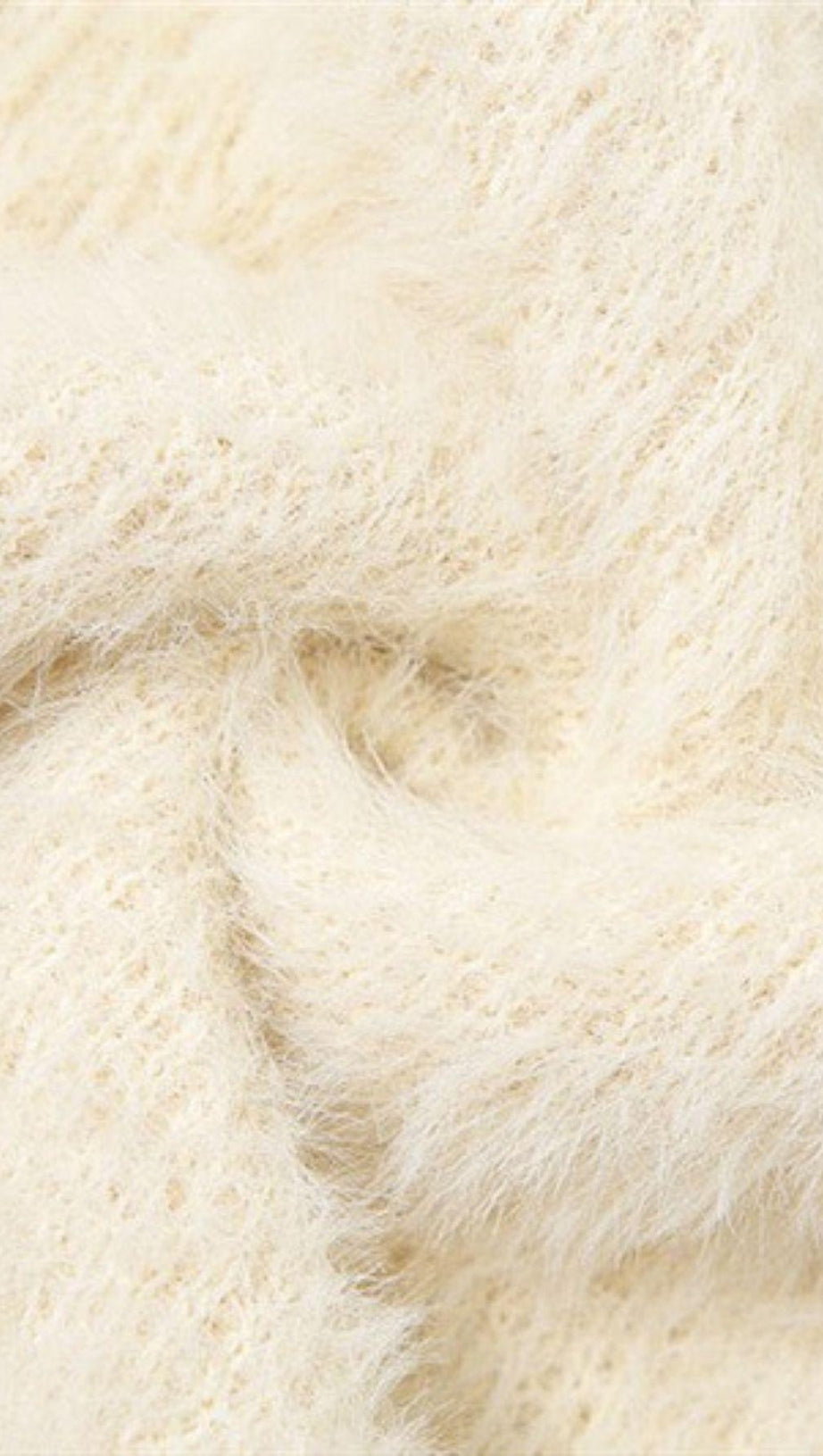 LONG SLEEVE MIDI DRESS IN IVORY