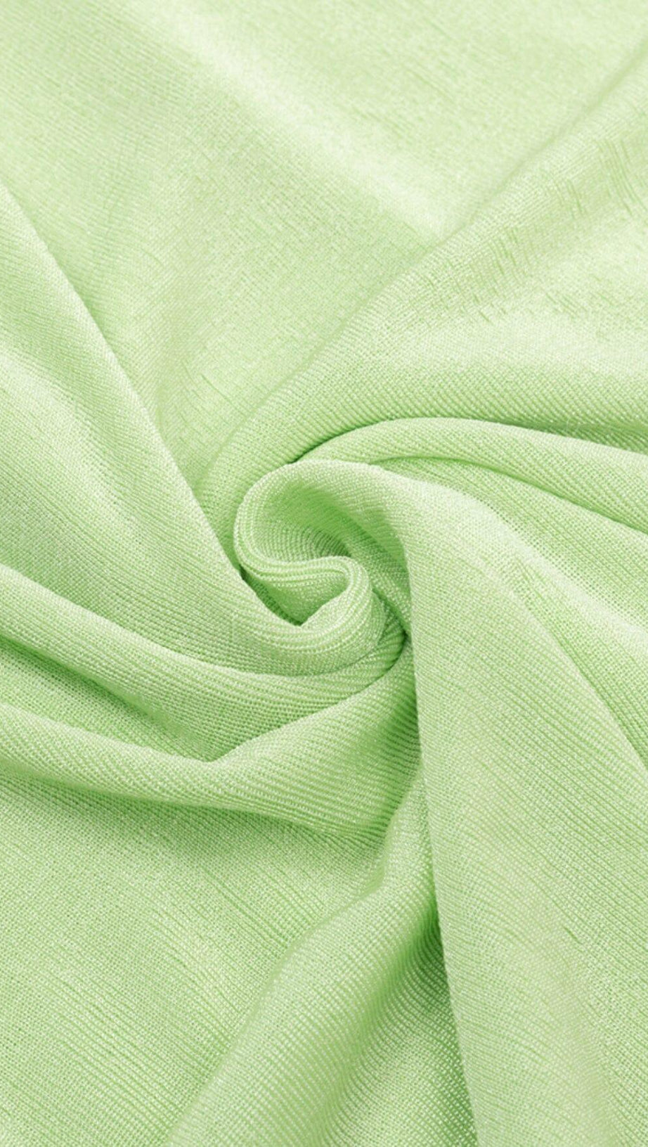 FLORA SLEEVELESS BANGAGE MAXI DRESS IN OLIVE GREEN