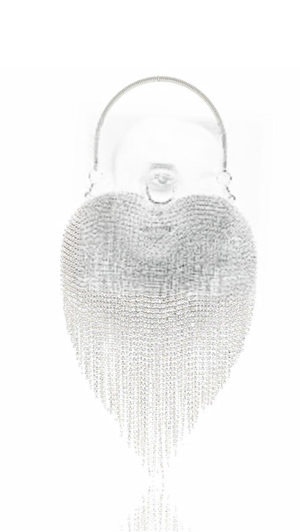 AIIZIE HEART TASSEL DINNER BAG - product image