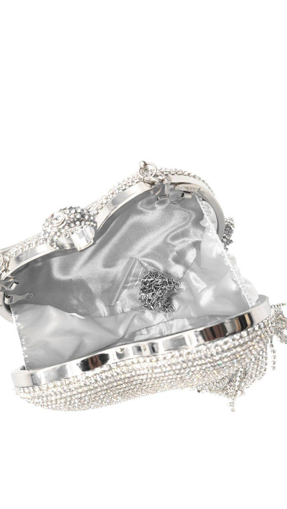 HEART TASSEL DINNER BAG