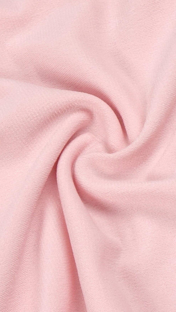 AIIZIE RUCHED APPLIQUÉD MIDI DRESS IN LIGHT PEACH - product image