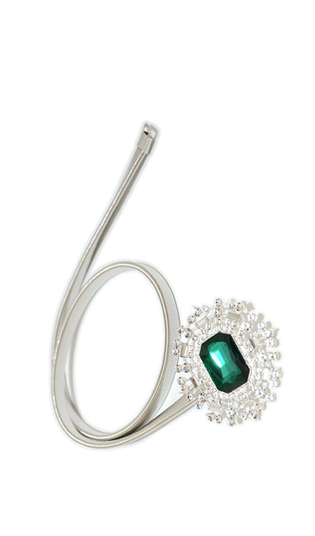 CINTURA PRIMAVERILE CON PIETRA PREZIOSA VERDE