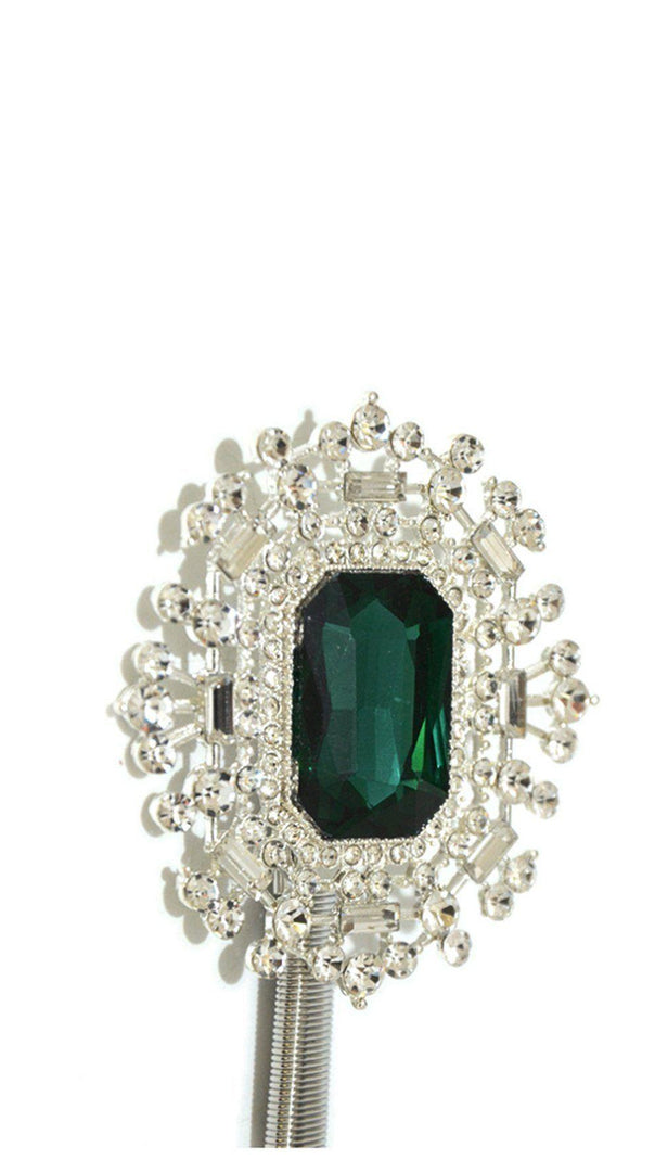 AIIZIE GREEN GEMESTONE SPRING BELT - product image