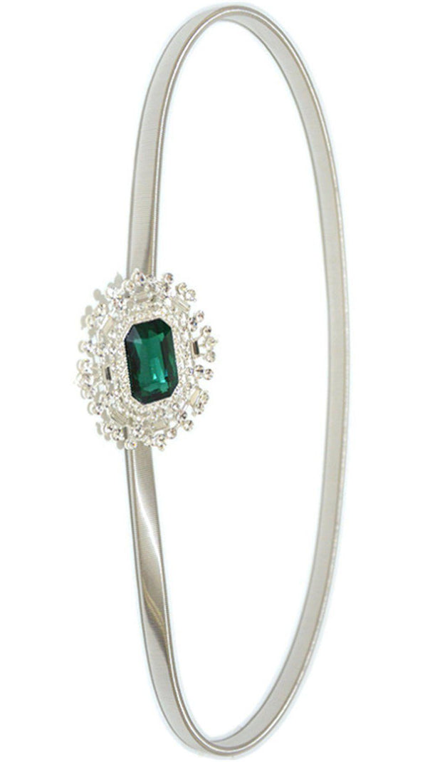 AIIZIE GREEN GEMESTONE SPRING BELT - product image