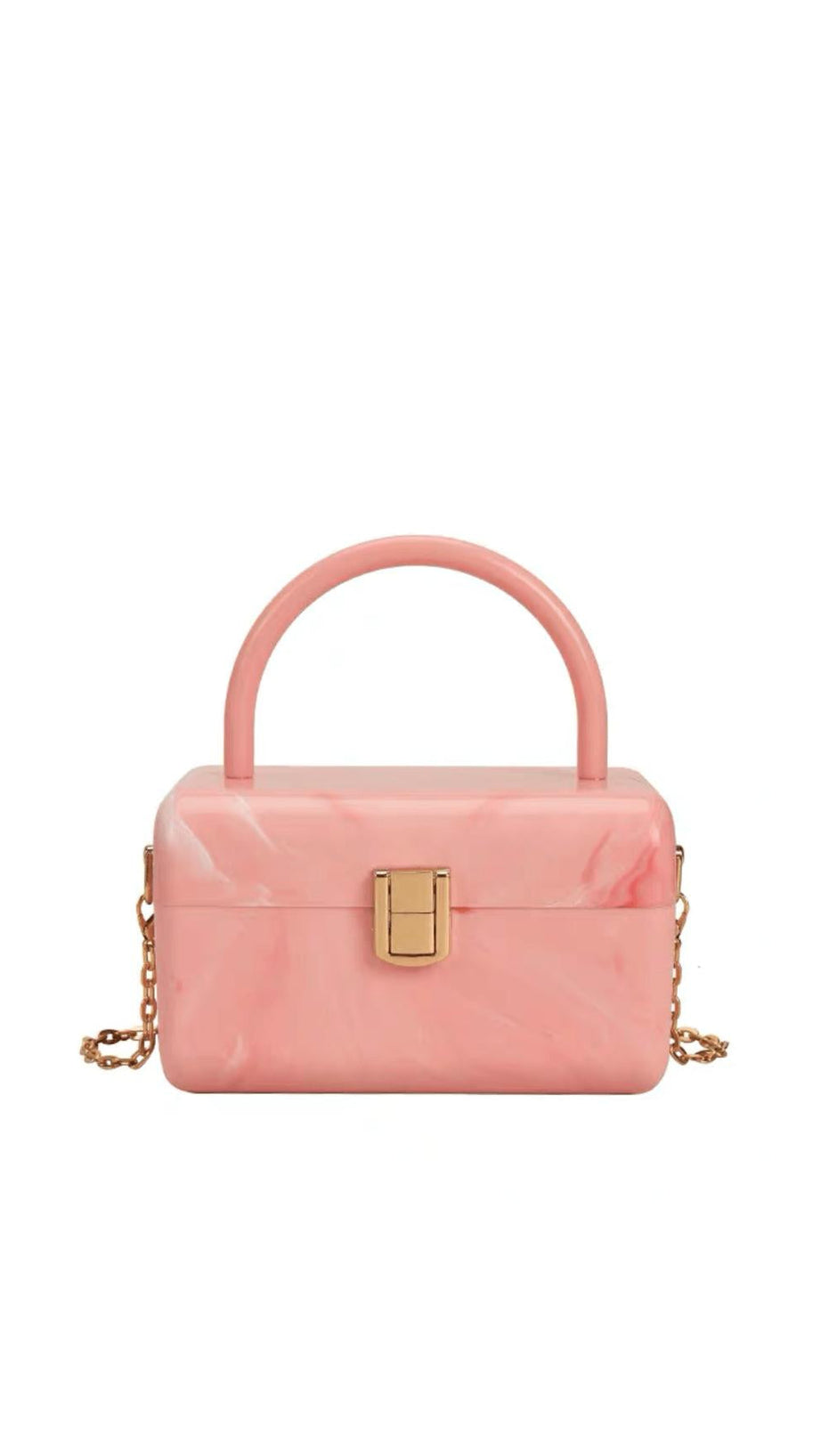 BORSA A SCATOLA IN ACRILICO FRANCESE