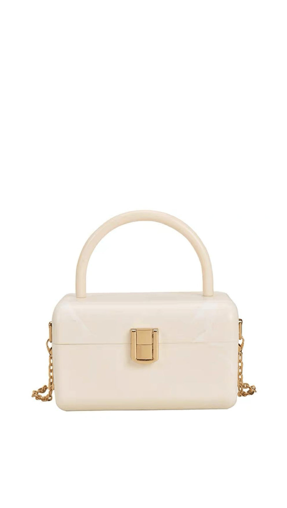 BORSA A SCATOLA IN ACRILICO FRANCESE