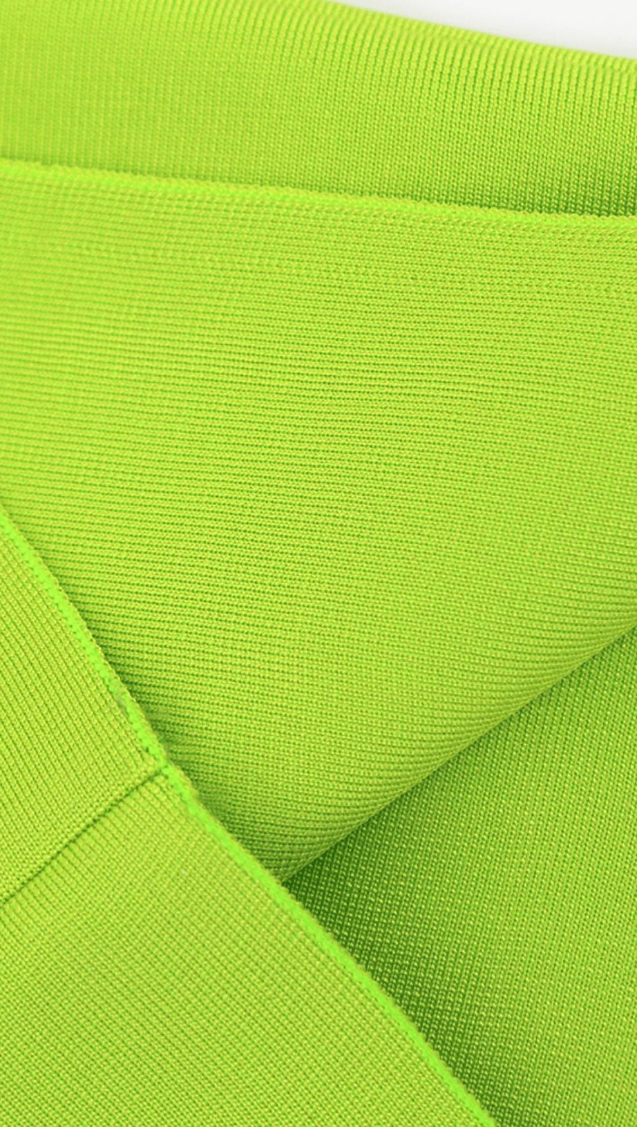 VESTITO BENDAGGIO VERDE FLUORESCENTE