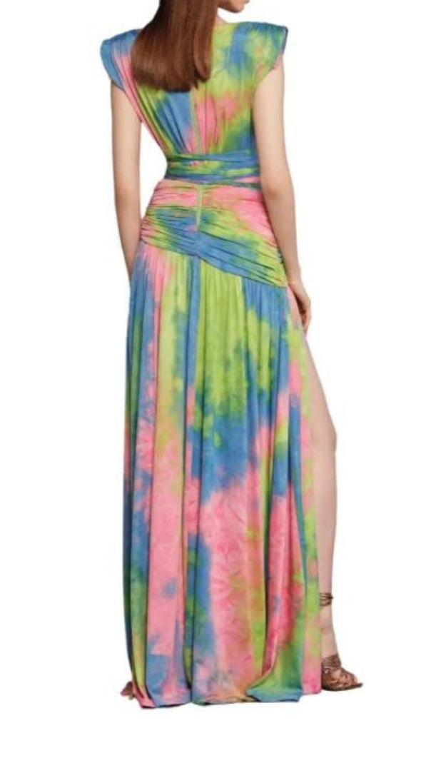 AIIZIE MIXED FLORA SLEEVELESS MAXI DRESS - product image