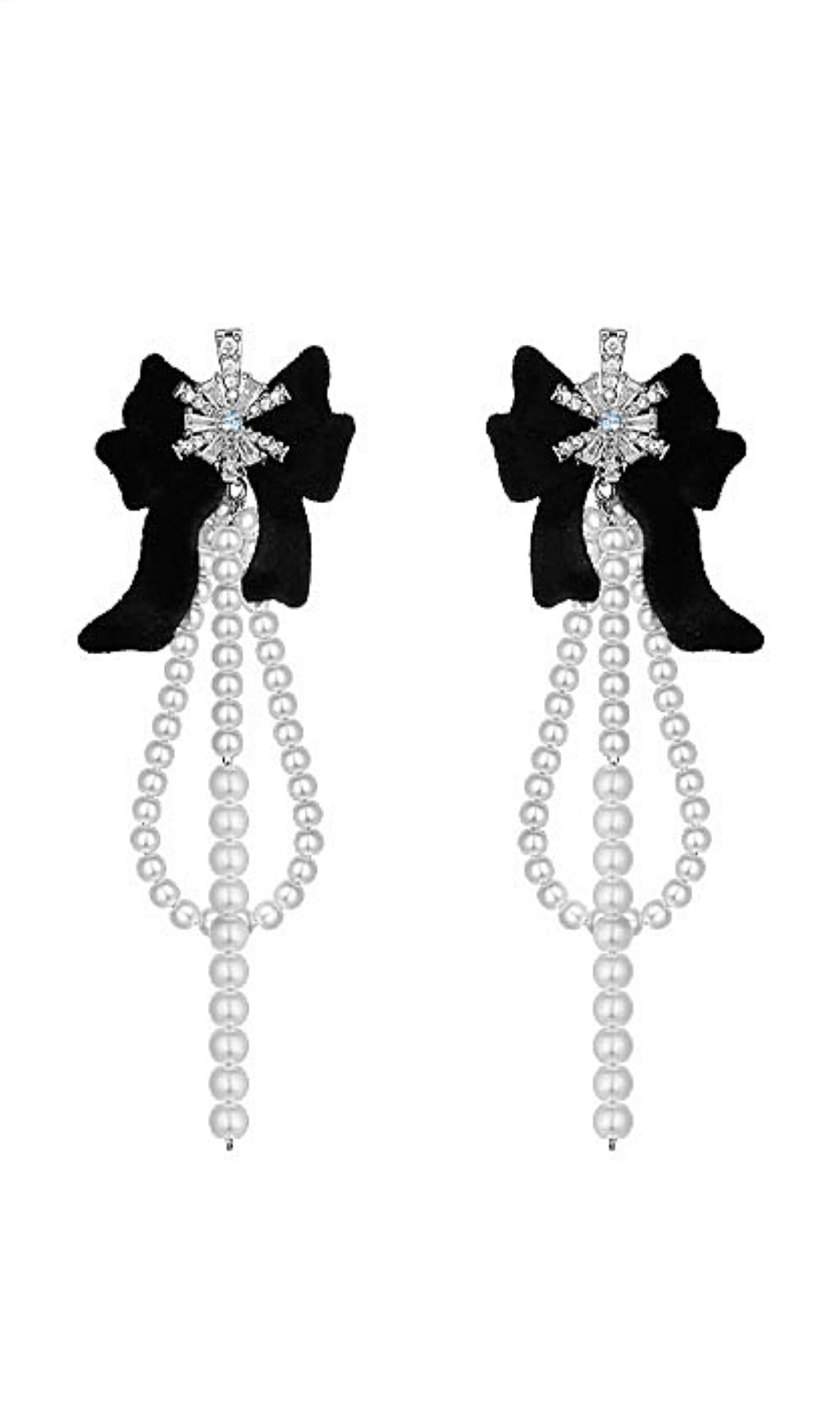 ORECCHINI CON NAPPINE A FARFALLA IN FLANELLA