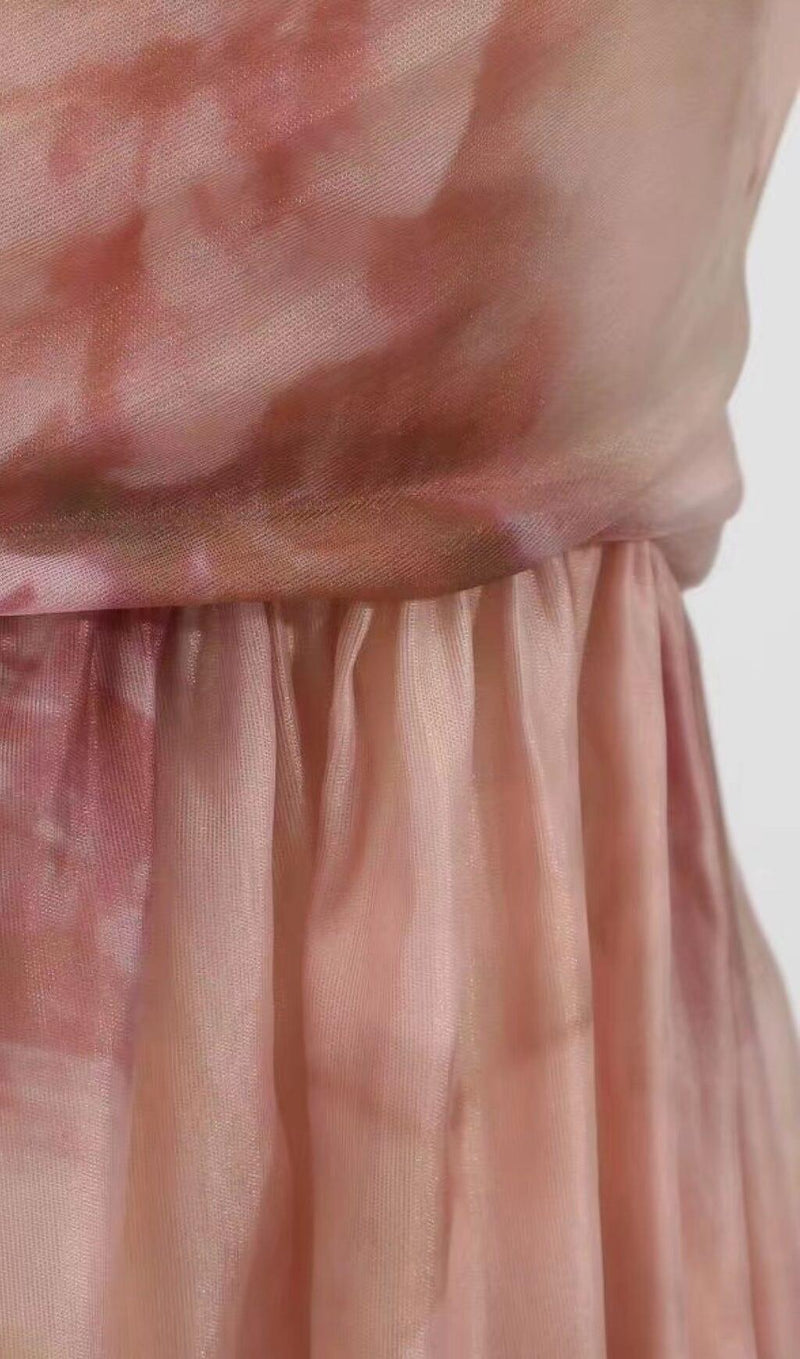 EVANGELINE DRESS IN ROSE SILK