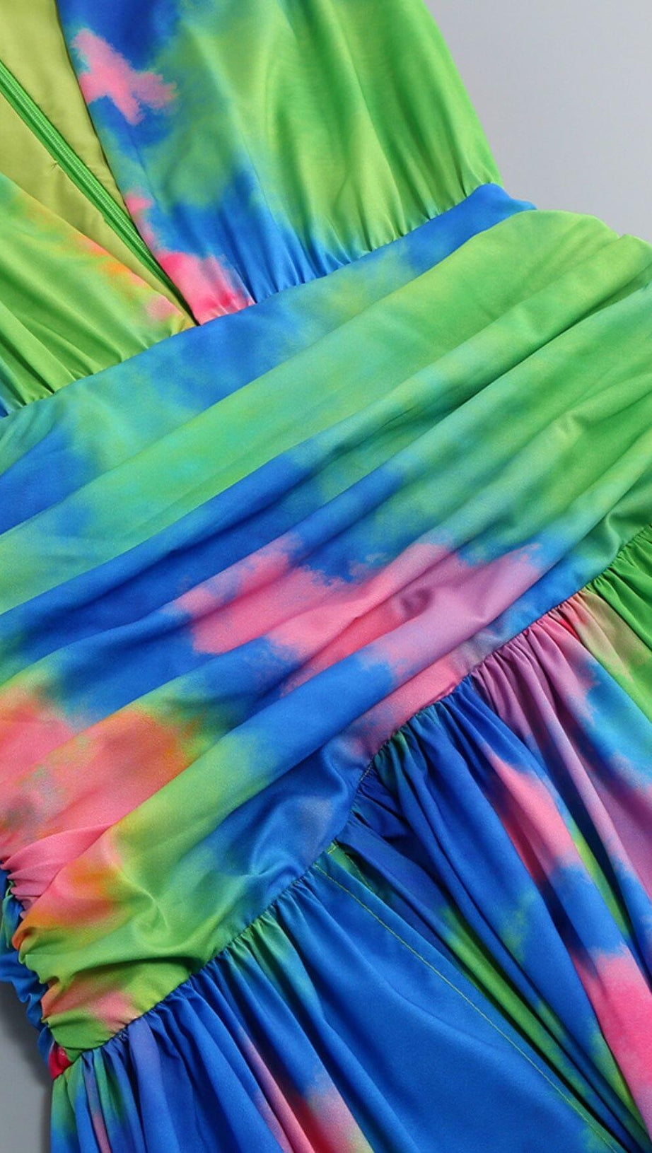 MIXED FLORA SLEEVELESS MAXI DRESS