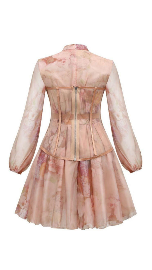 AIIZIE DRESS IN ROSE SILK - product image