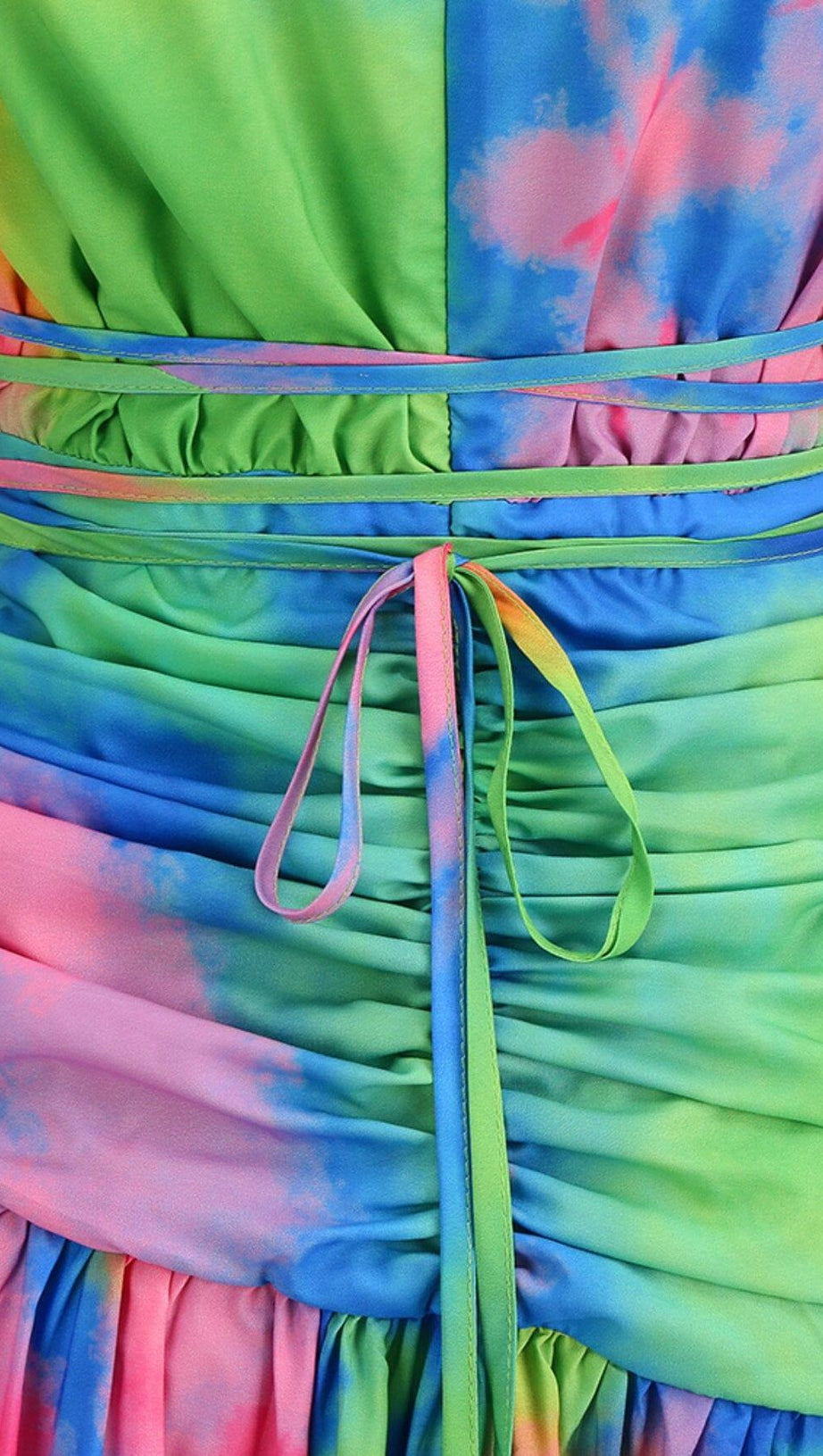 MIXED FLORA SLEEVELESS MAXI DRESS