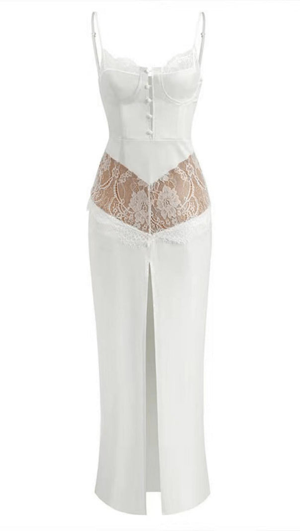 AIIZIE IVORY WHITE LACE DRESS - product image