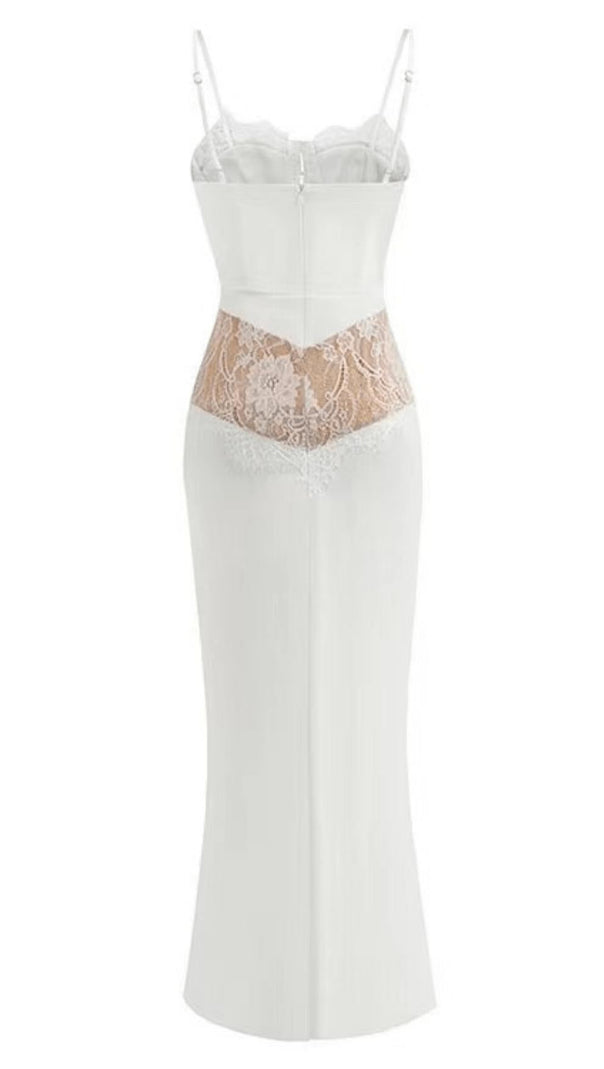AIIZIE IVORY WHITE LACE DRESS - product image