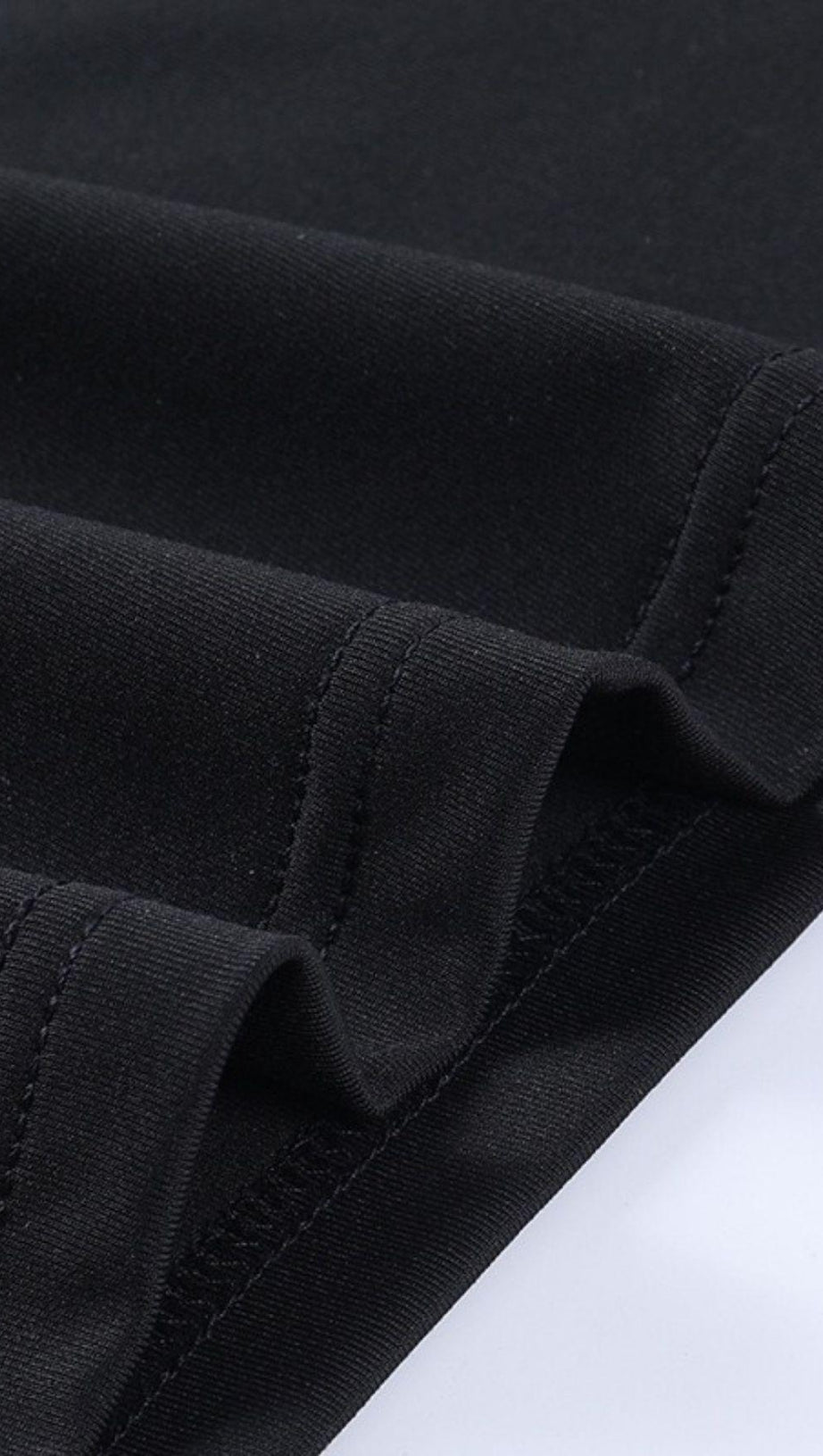 DEEP V HOLLOW SEXY SHORT DRESS