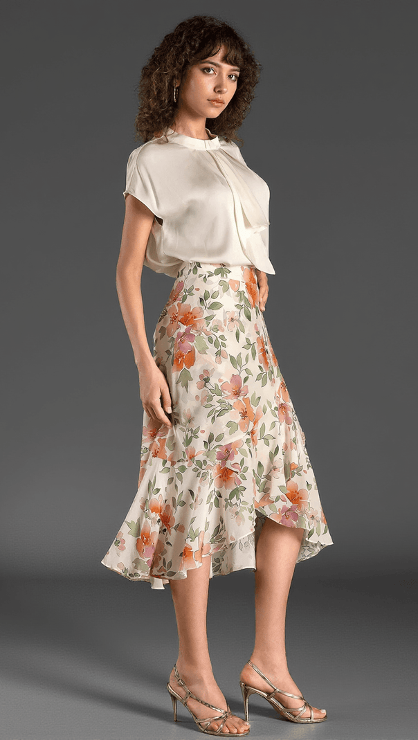AIIZIE GALLELLIS SILK EMBELLISHED SHIRT TOP - product image