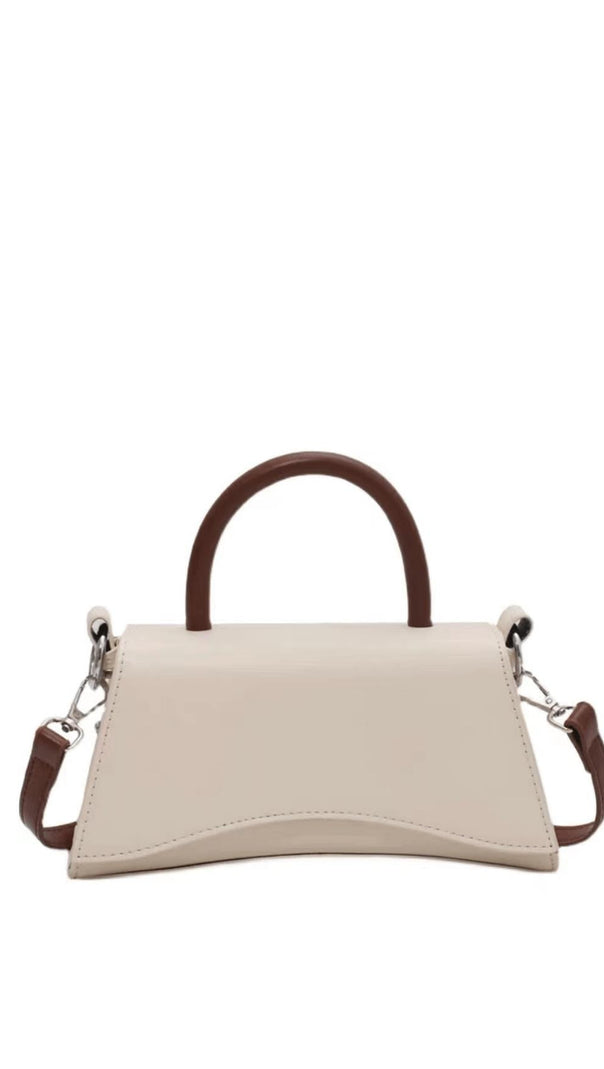 AIIZIE CONTRASTING SIMPLE HOURGLASS HANDBAG - product image