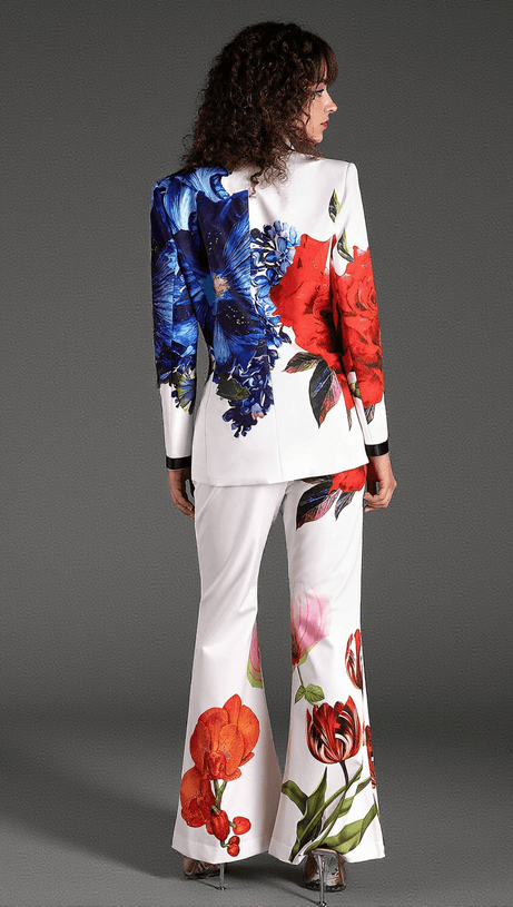 Mikeas Blazer-Set mit Blumenmuster