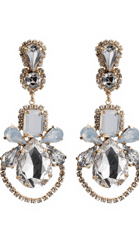 ORECCHINI A PENDENTE CON GEMME ISADOR