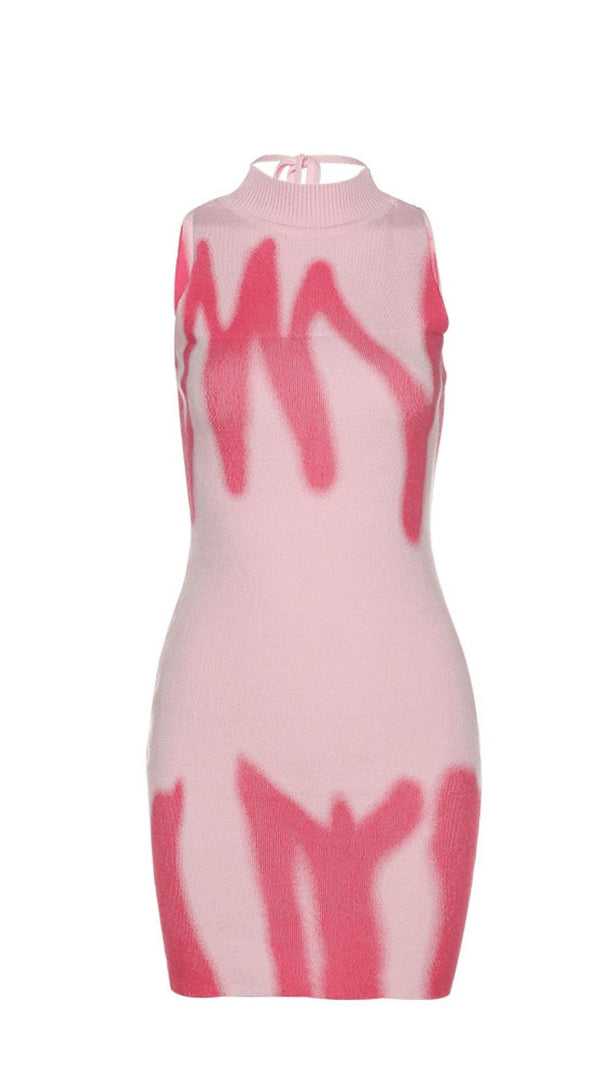 AIIZIE COLORBLOCK KNITTED BASE DRESS. - product image