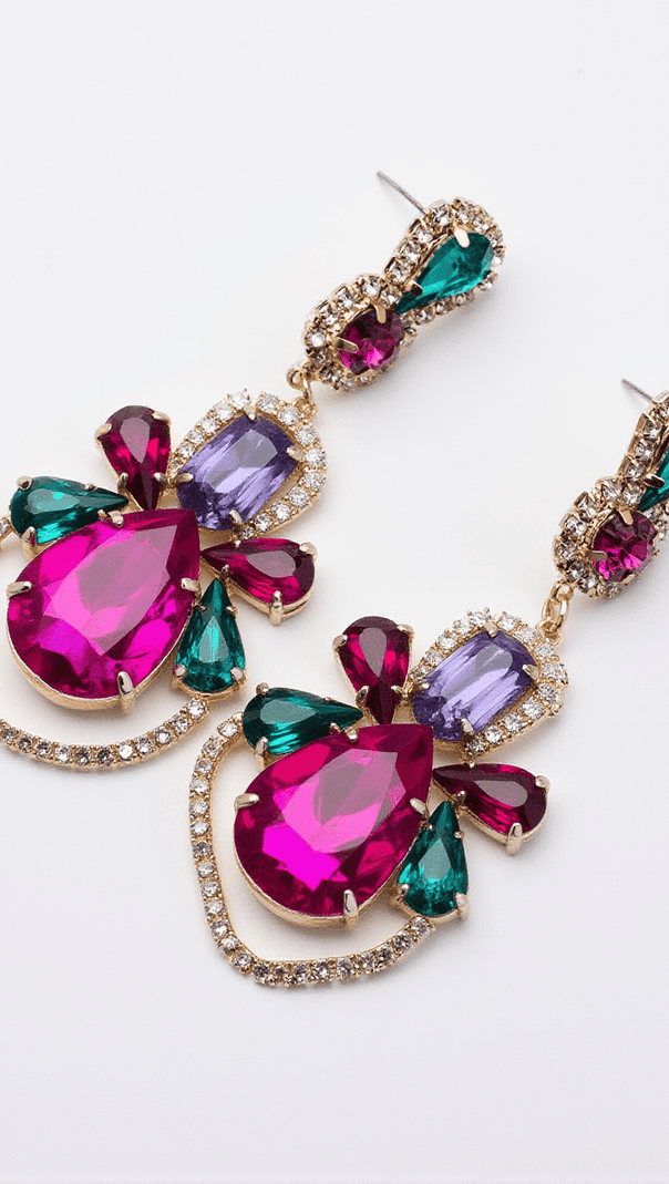 AIIZIE ISADOR GEM DROP EARRINGS - product image
