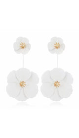 BOHEMIAN ALLOY FLOWER LONG EARRINGS