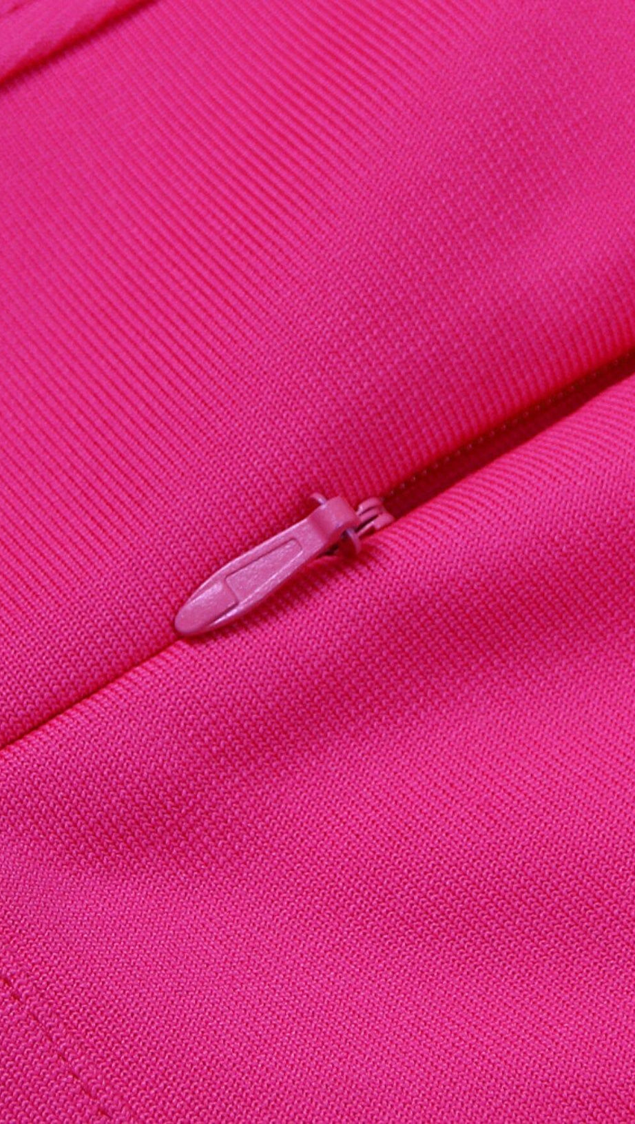 FEATHER TRIM MIDI DRESS IN CRIMSON