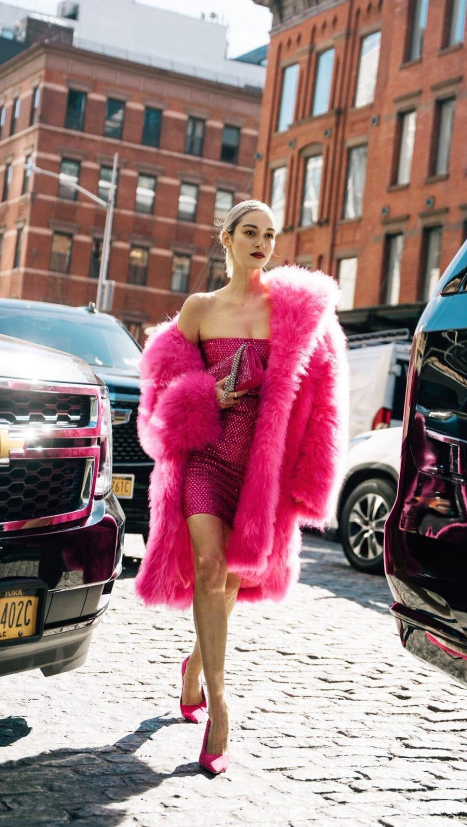 SEQUIN BANDEAU MINI DRESS IN DEEP CRIMSON