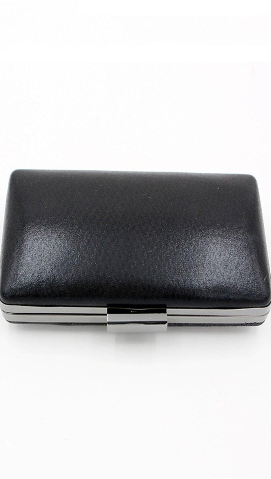 Temperament-Clutch mit schwarzen Nähten